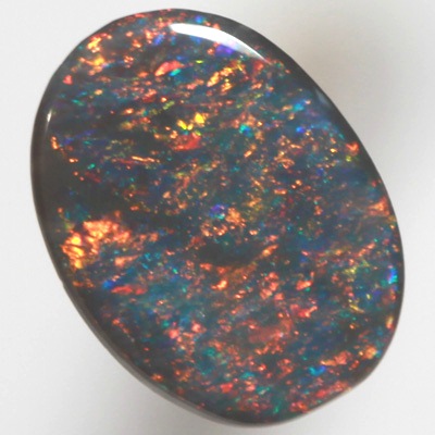 SOLID BLACK OPAL Bright and sparkling Pinfire pattern 
